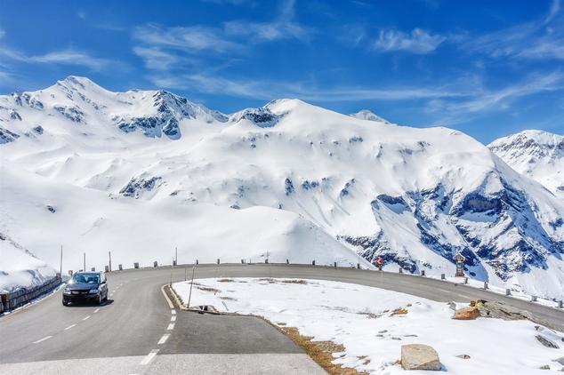 En voiture pour les vacances d'hiver